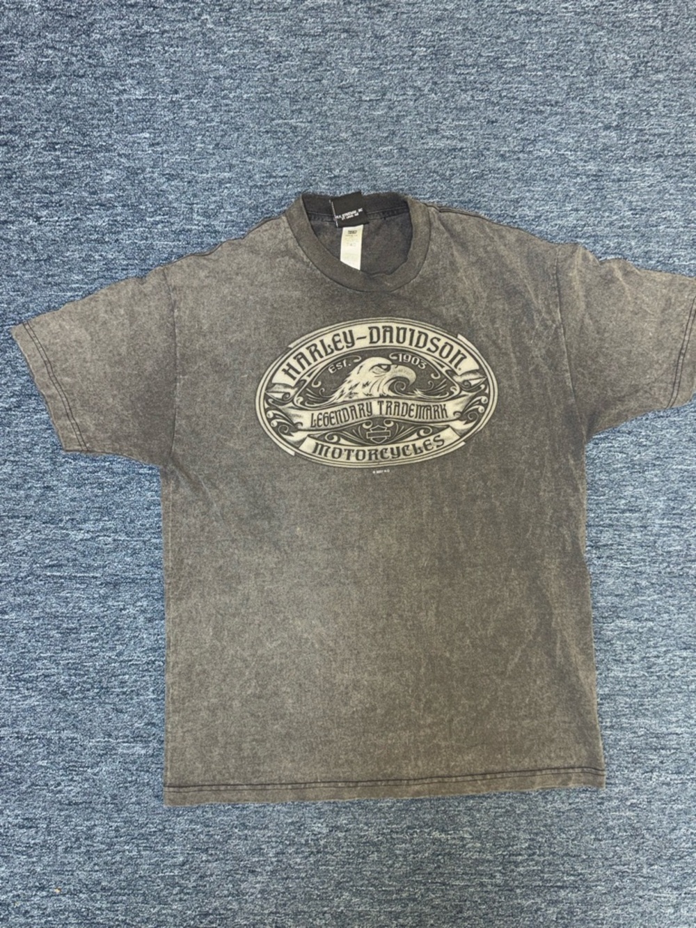 Harley-Davidson Vintage Style Graphic Tee - Faded